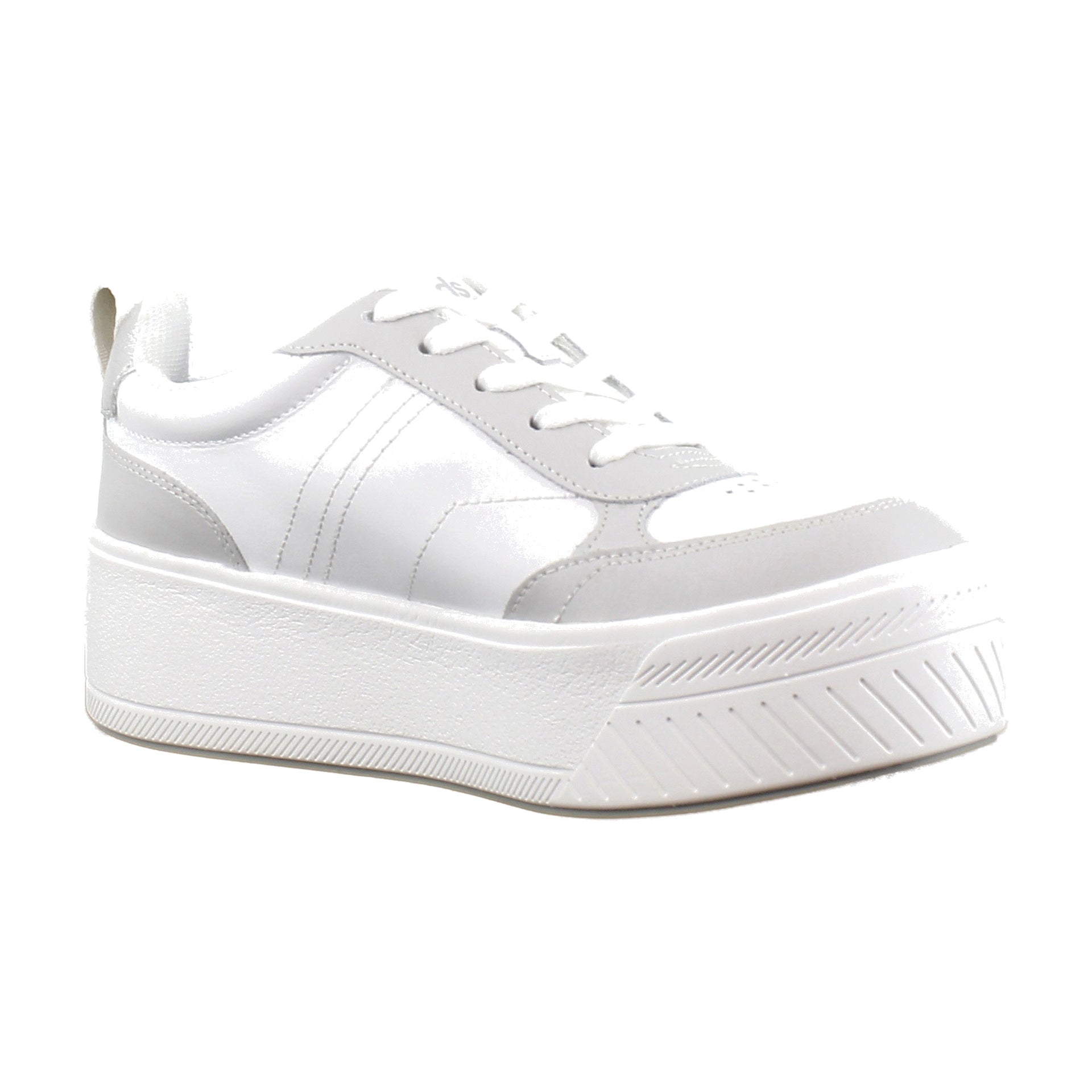 White/Grey Leather
