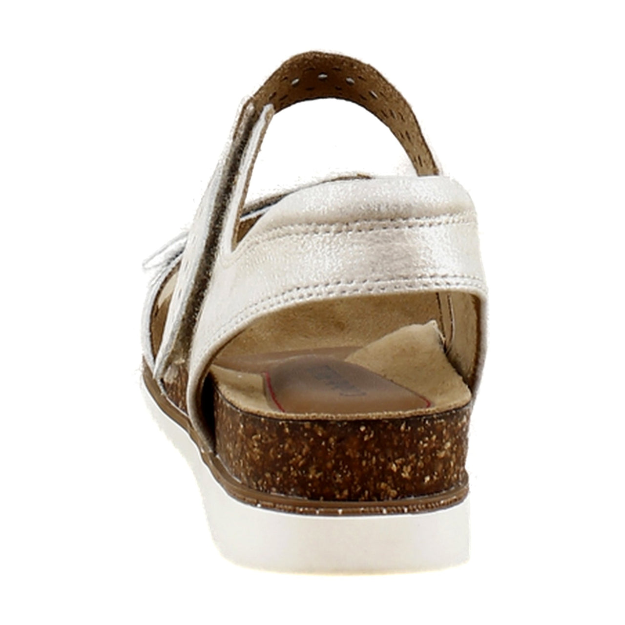 White Mettalic Leather