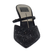 Black Metallic Fabric