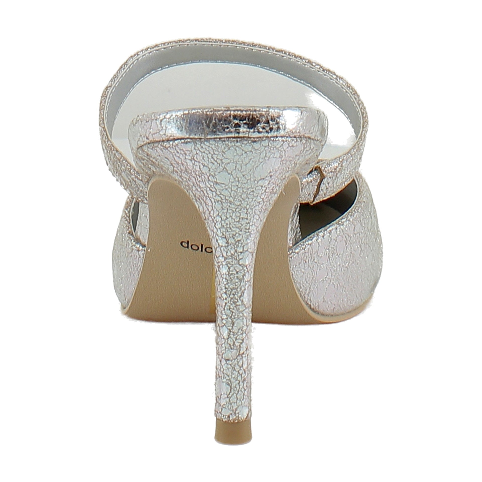 Silver Metallic Leather