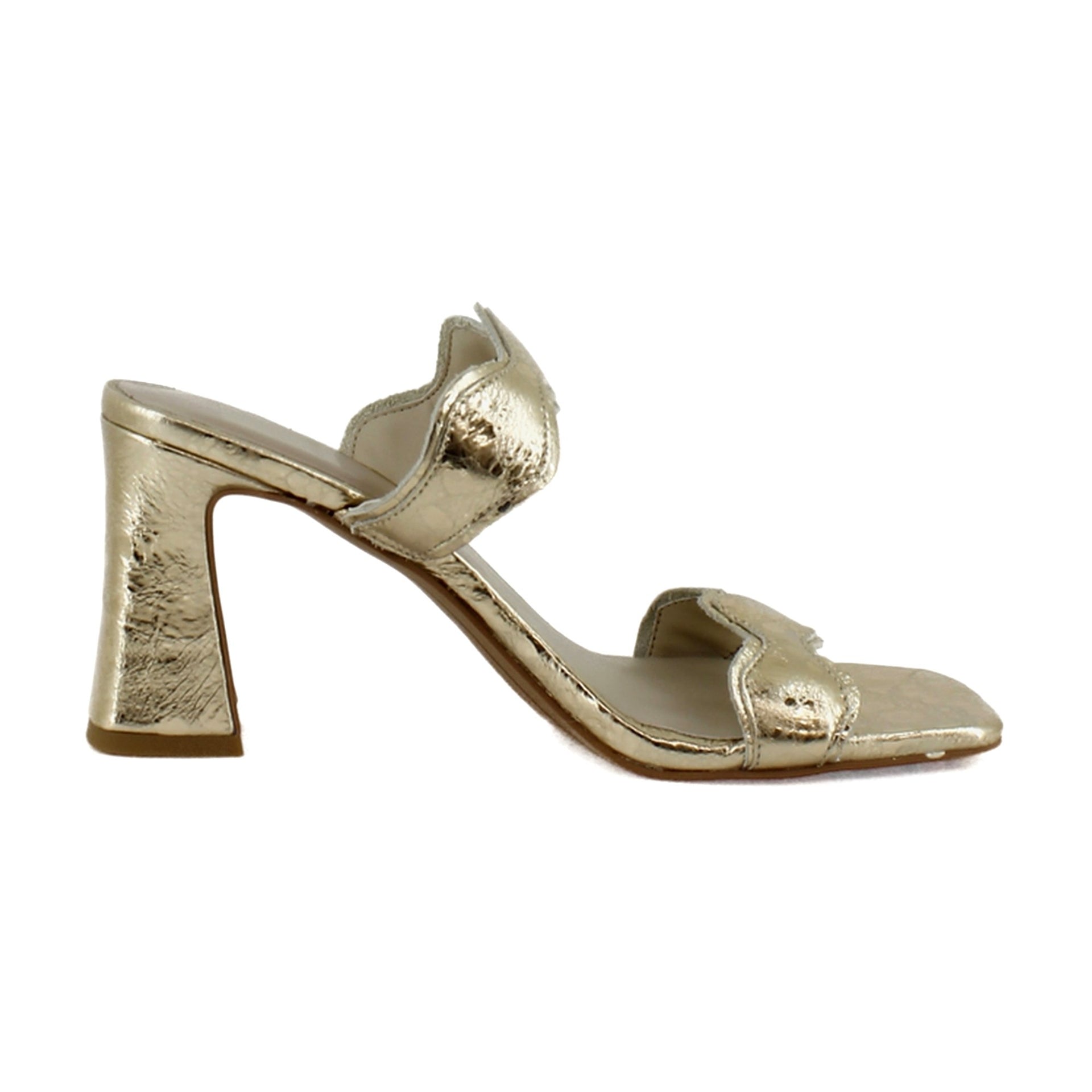 Gold Distressed Leather