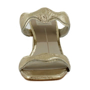 Gold Distressed Leather