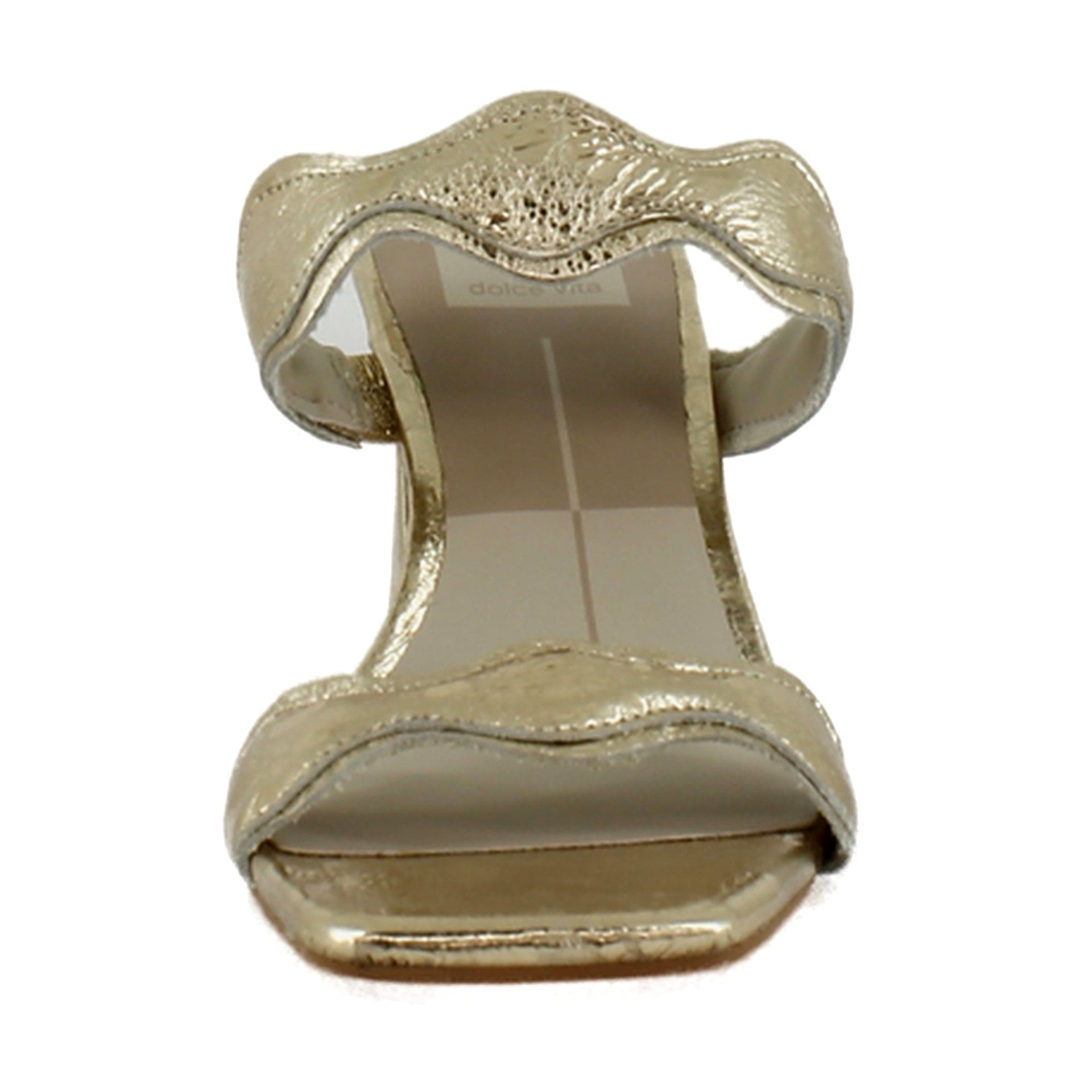 Gold Distressed Leather