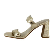 Gold Distressed Leather