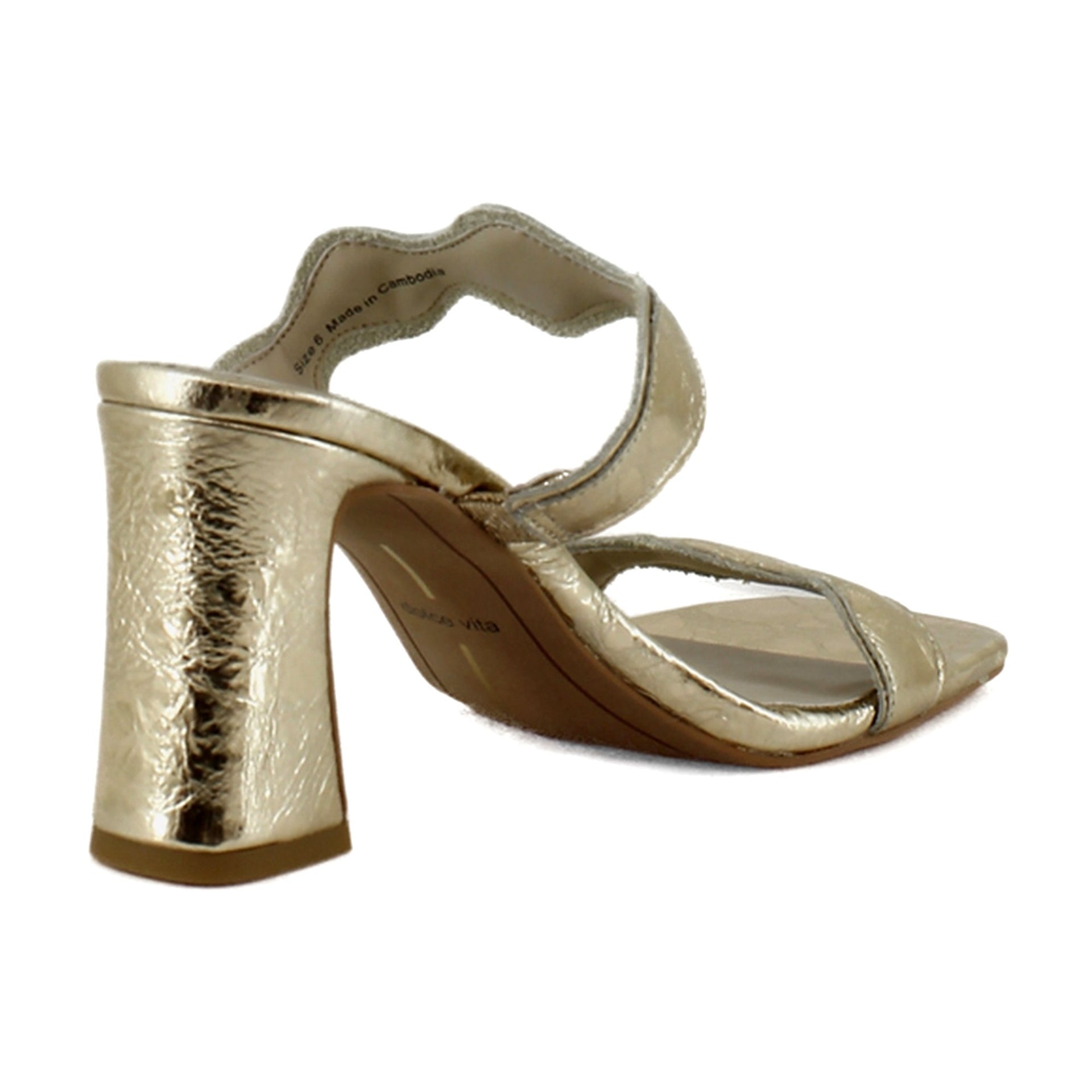 Gold Distressed Leather