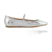 Silver Distressed Leather