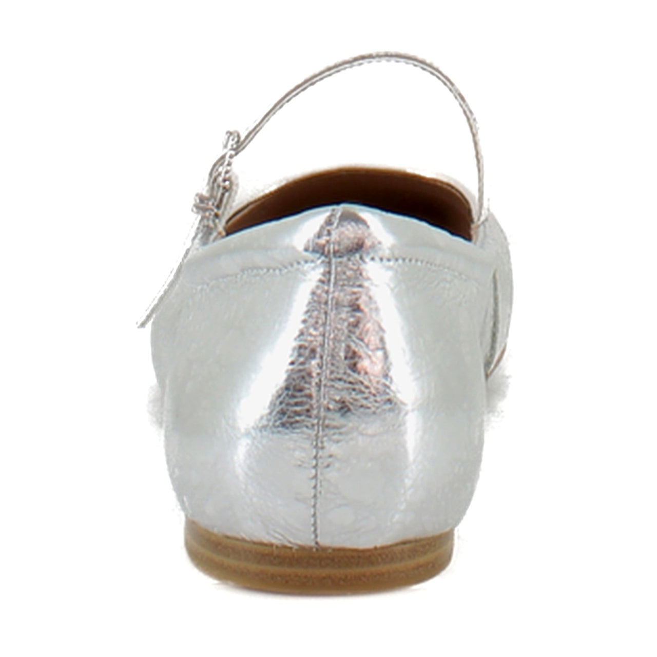 Silver Distressed Leather