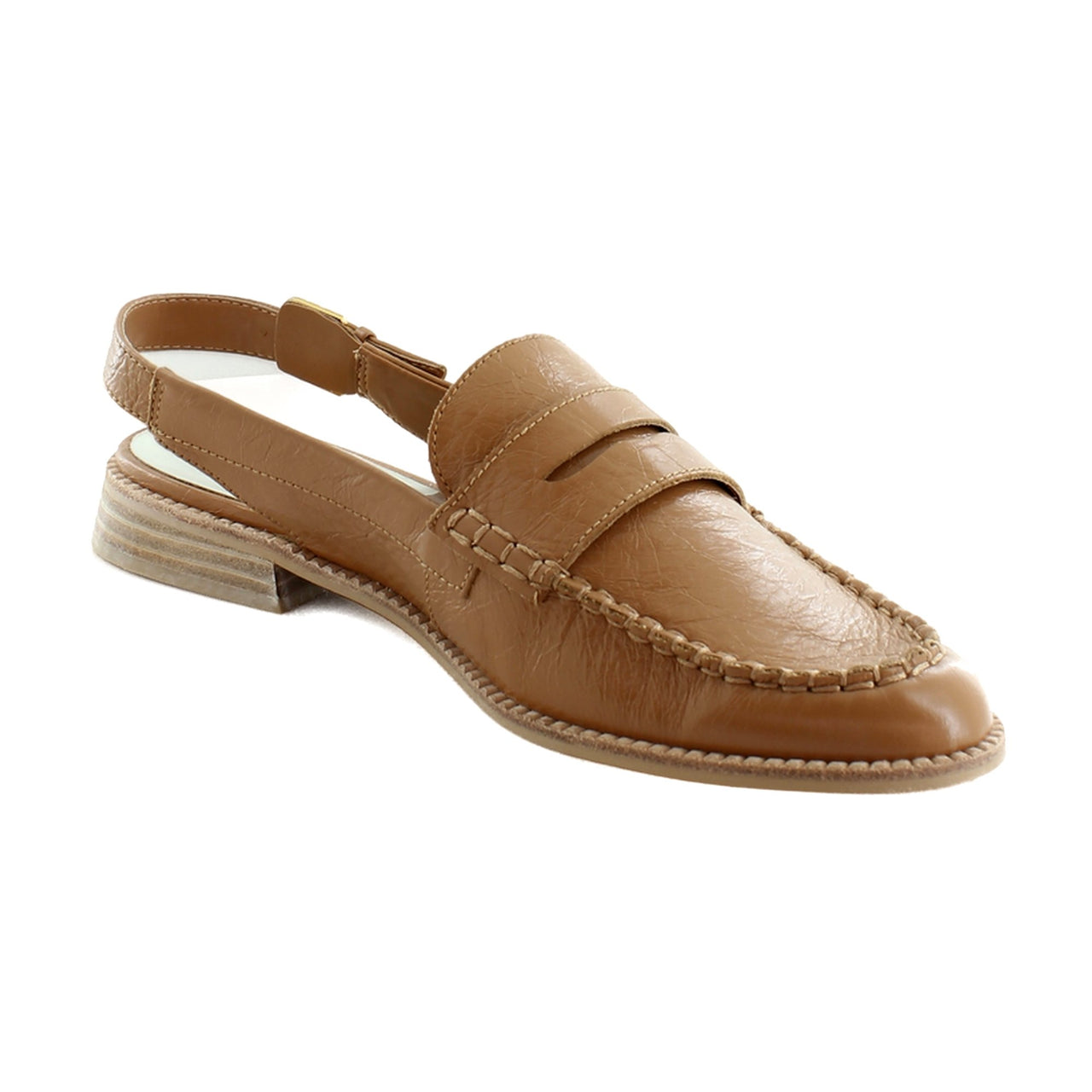 Tan Crinkle Patent