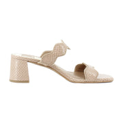 Toffee Embossed Leather