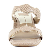 Toffee Embossed Leather