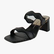 Onyx Embossed Leather