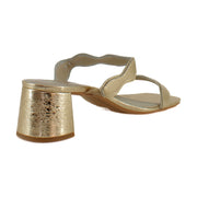 Gold Distressed Leather