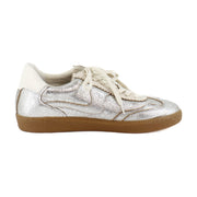 Silver Distressed Leather