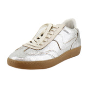 Silver Distressed Leather