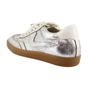Silver Distressed Leather