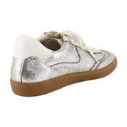 Silver Distressed Leather
