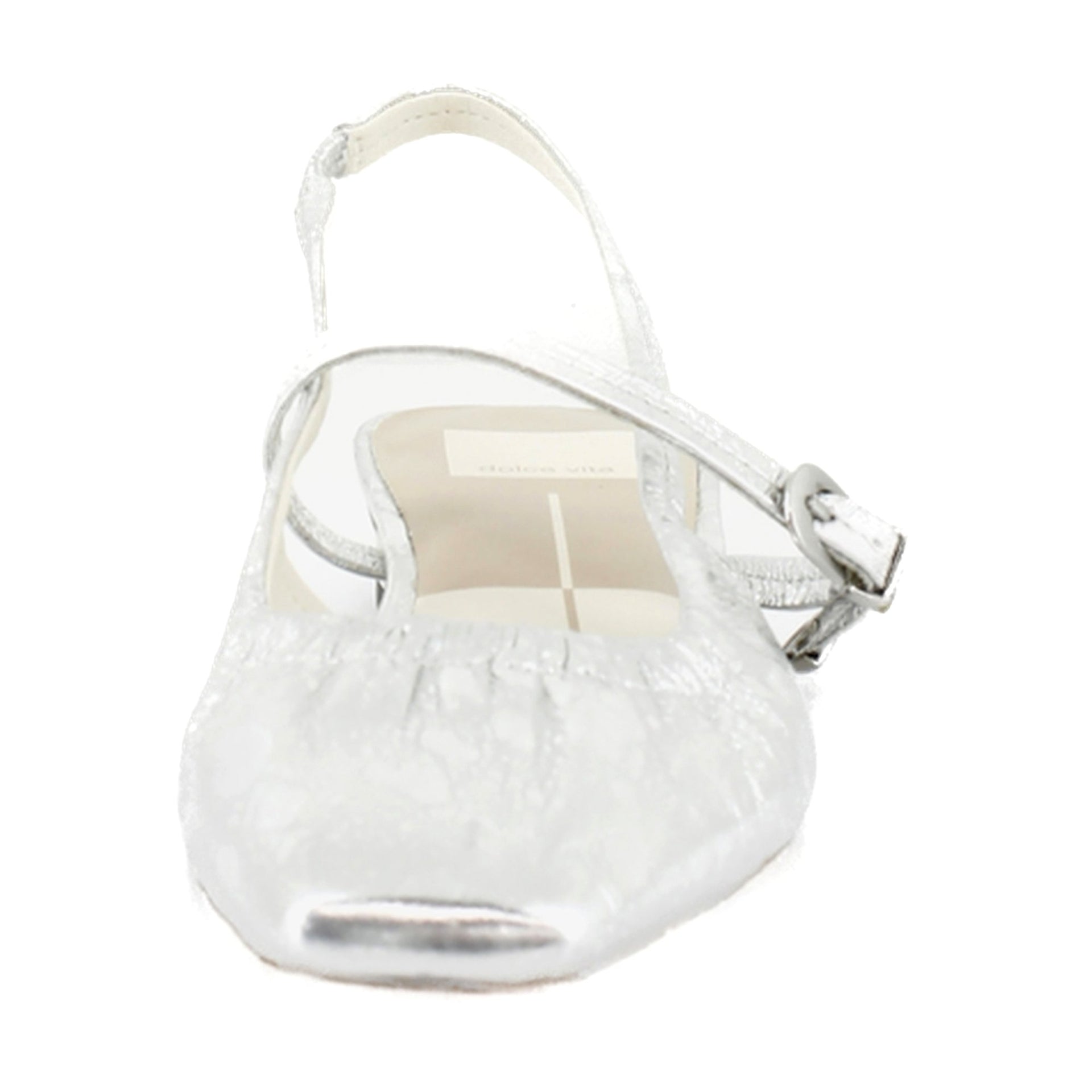 Silver Distressed Leather