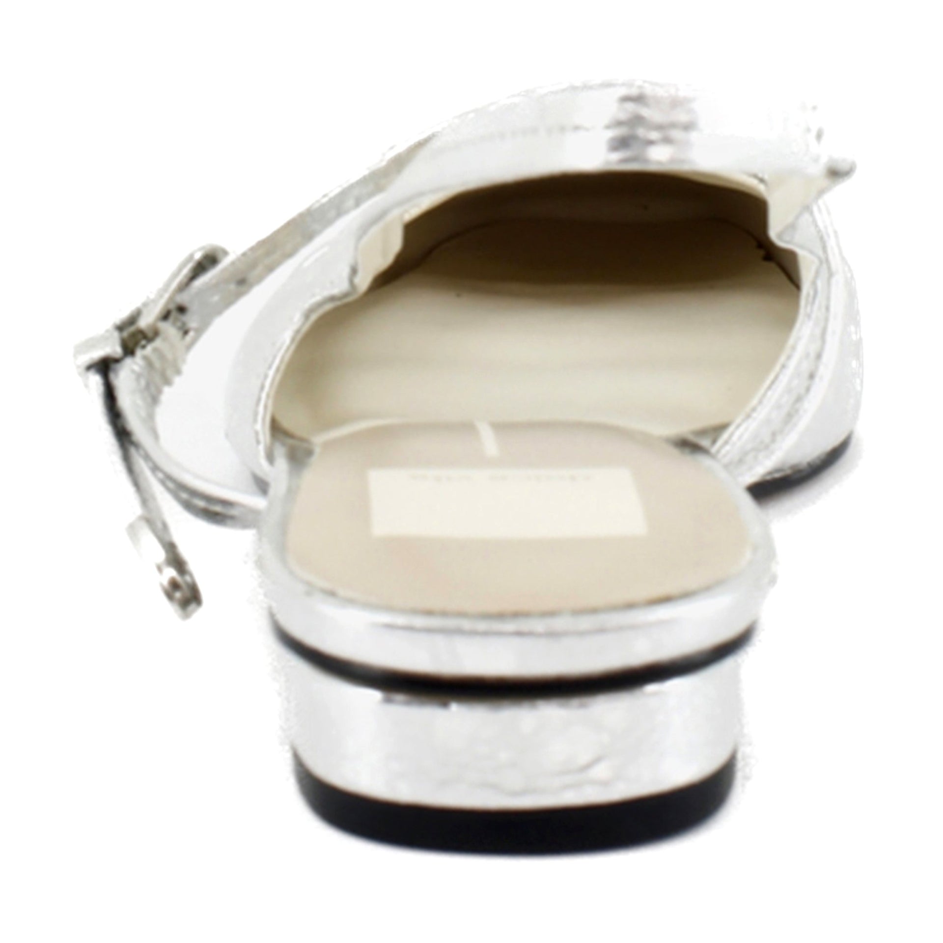 Silver Distressed Leather