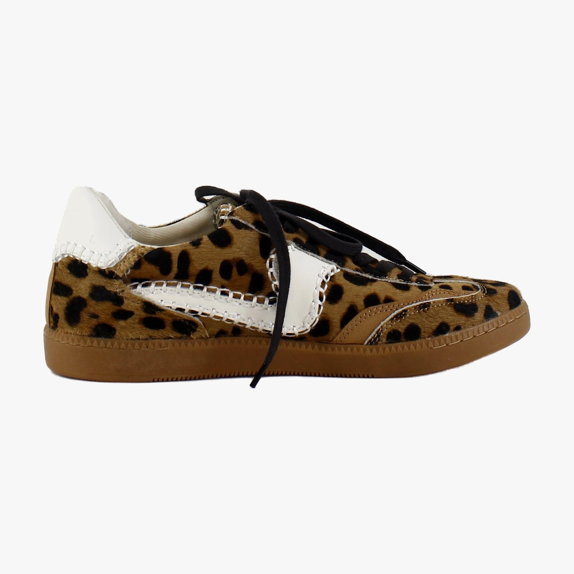 Dark Leopard Calf Hair