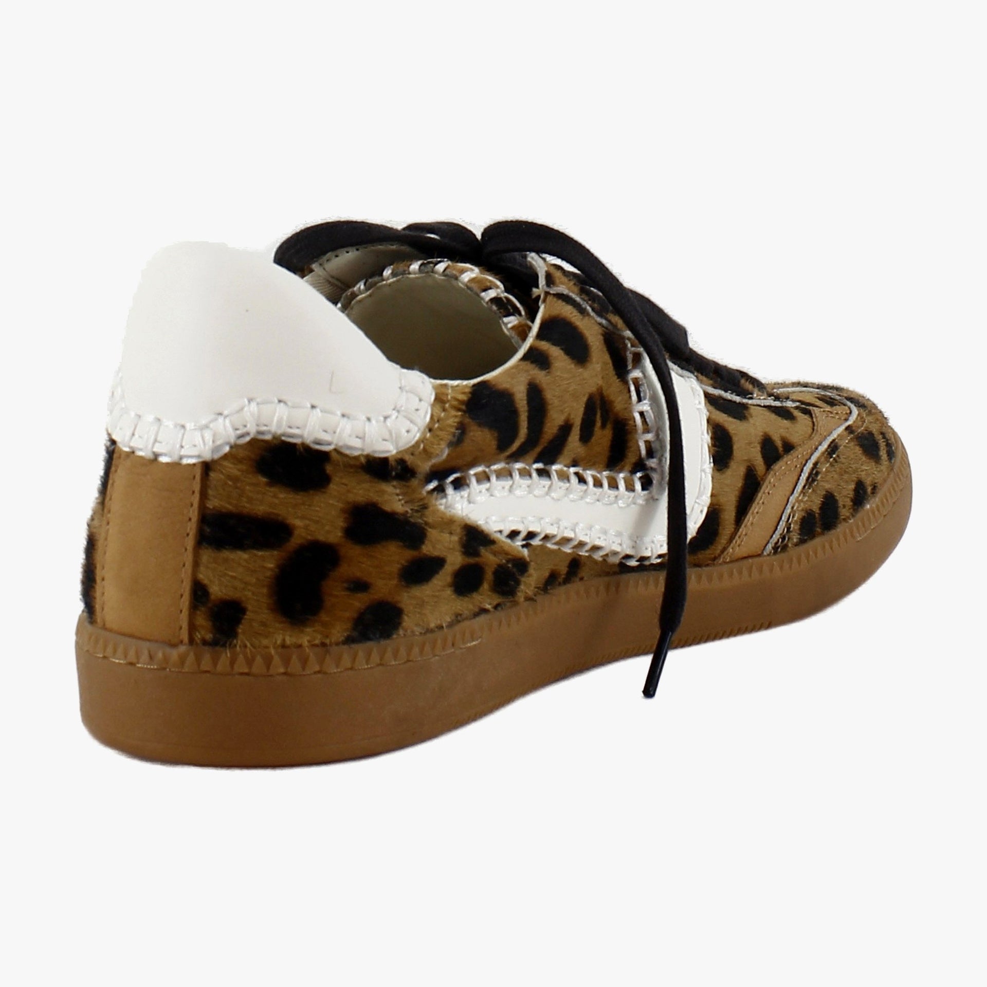 Dark Leopard Calf Hair