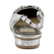 Silver Distressed Leather