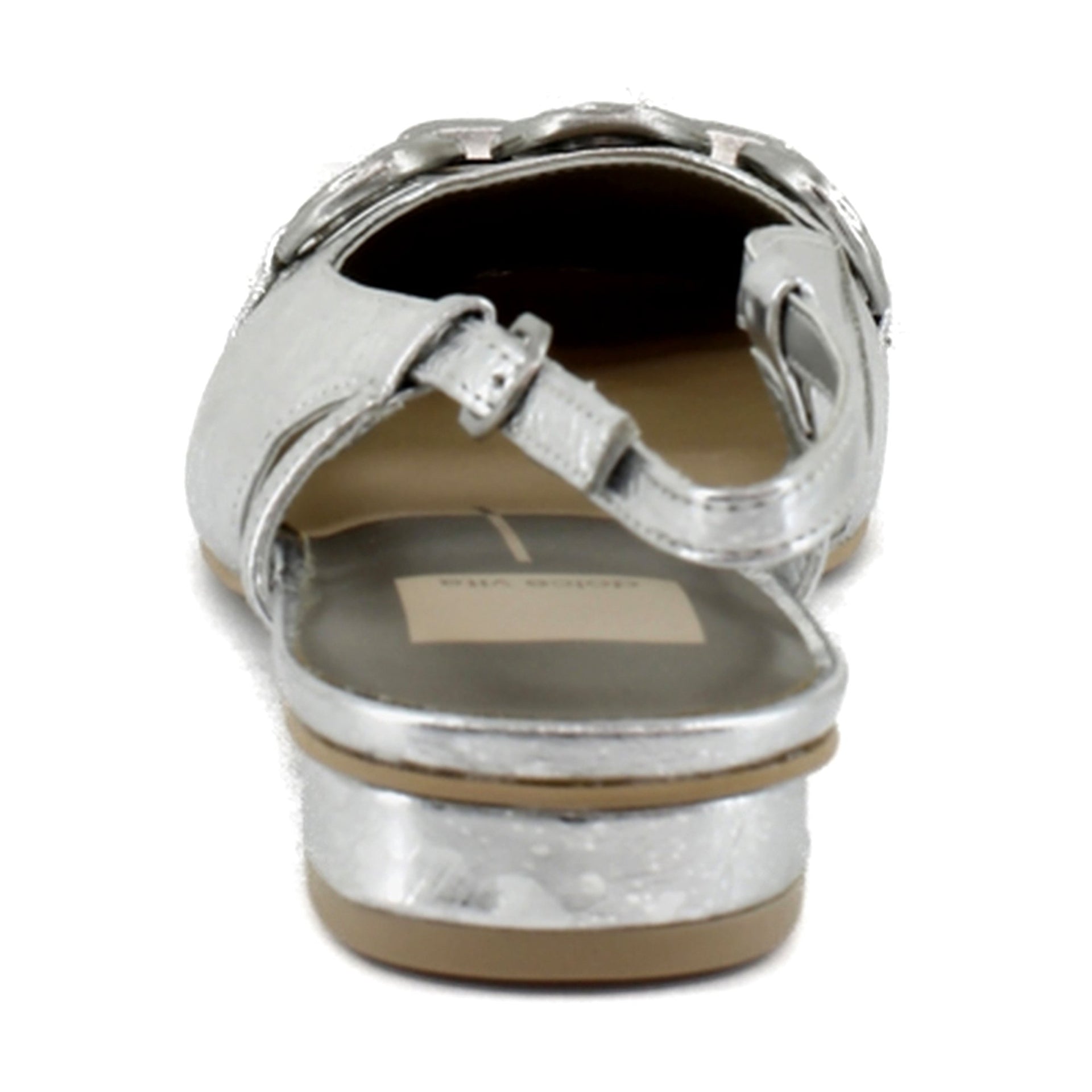 Silver Distressed Leather