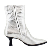 Silver Distressed Leather