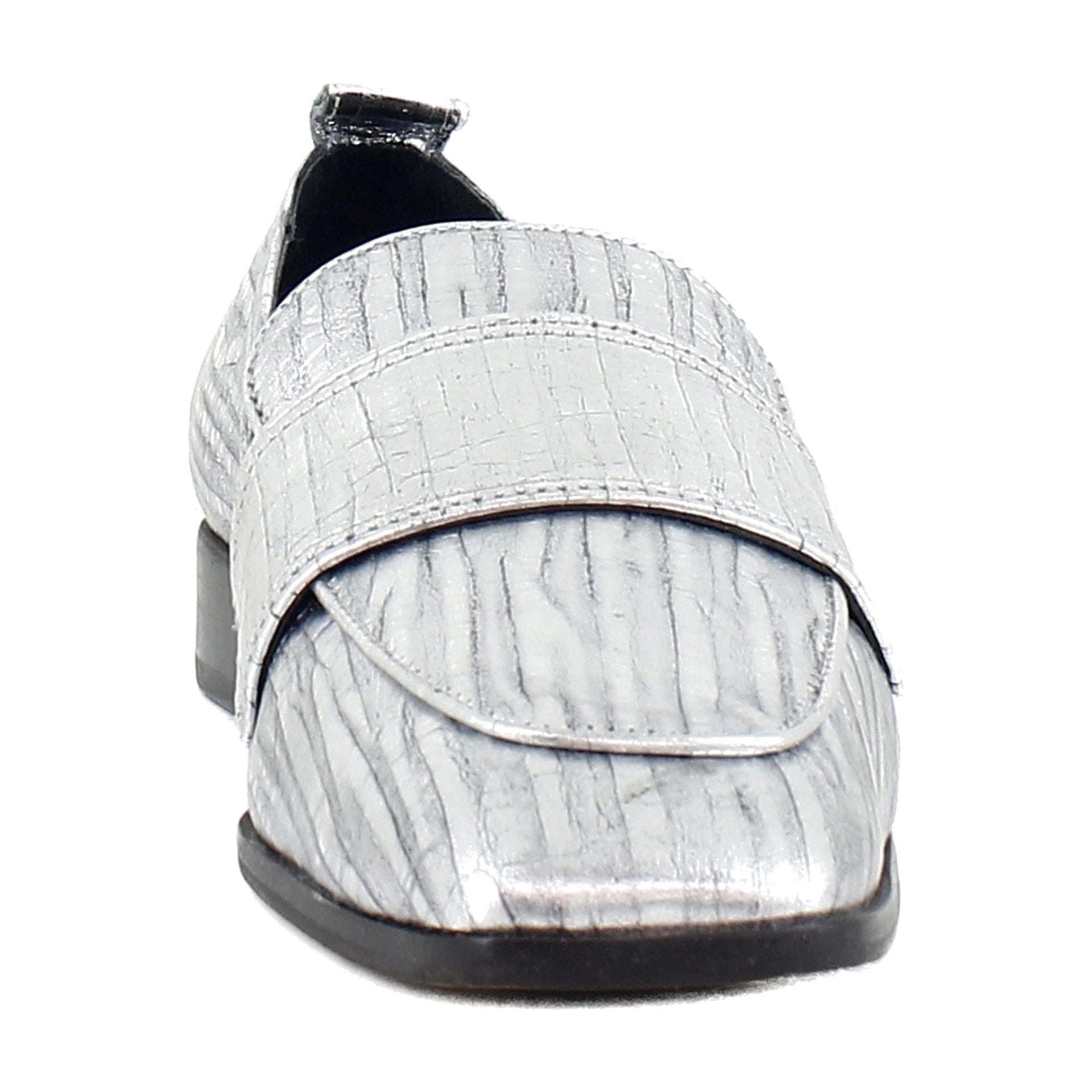 Graphite Metallic Leather