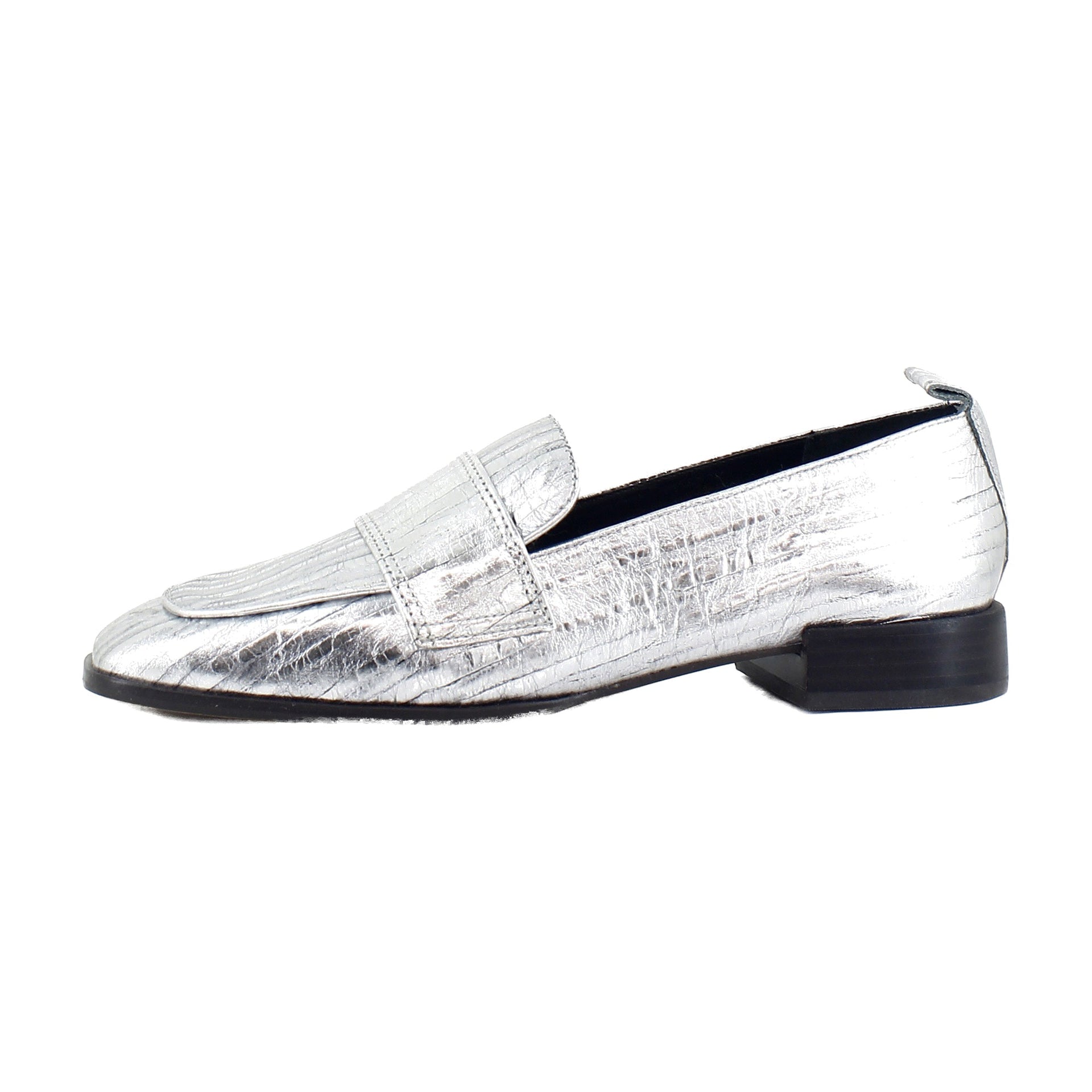 Graphite Metallic Leather