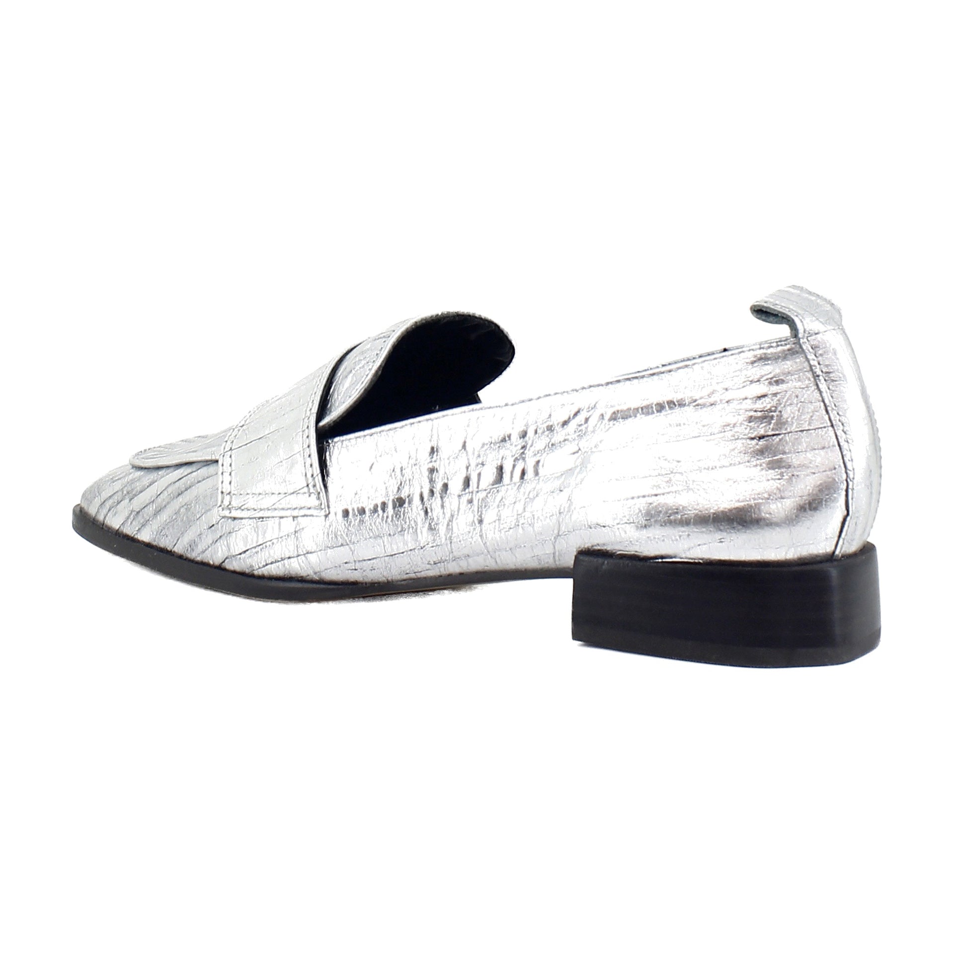 Graphite Metallic Leather