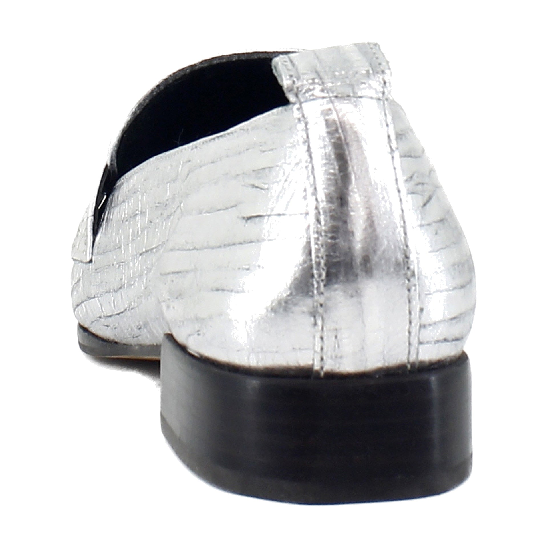 Graphite Metallic Leather