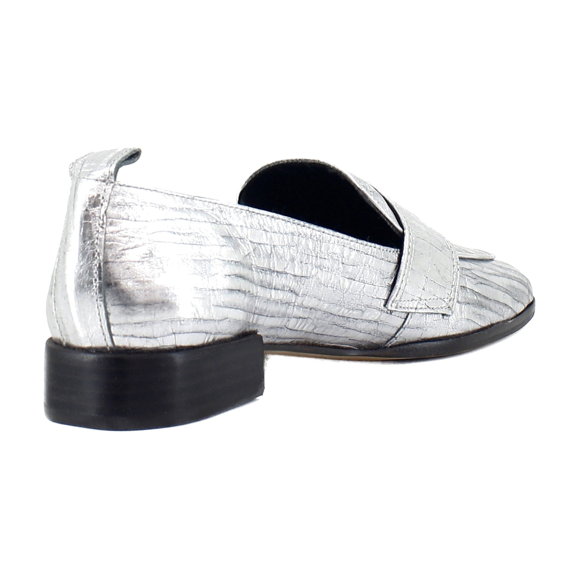 Graphite Metallic Leather