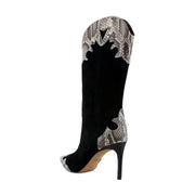Black Multi Suede