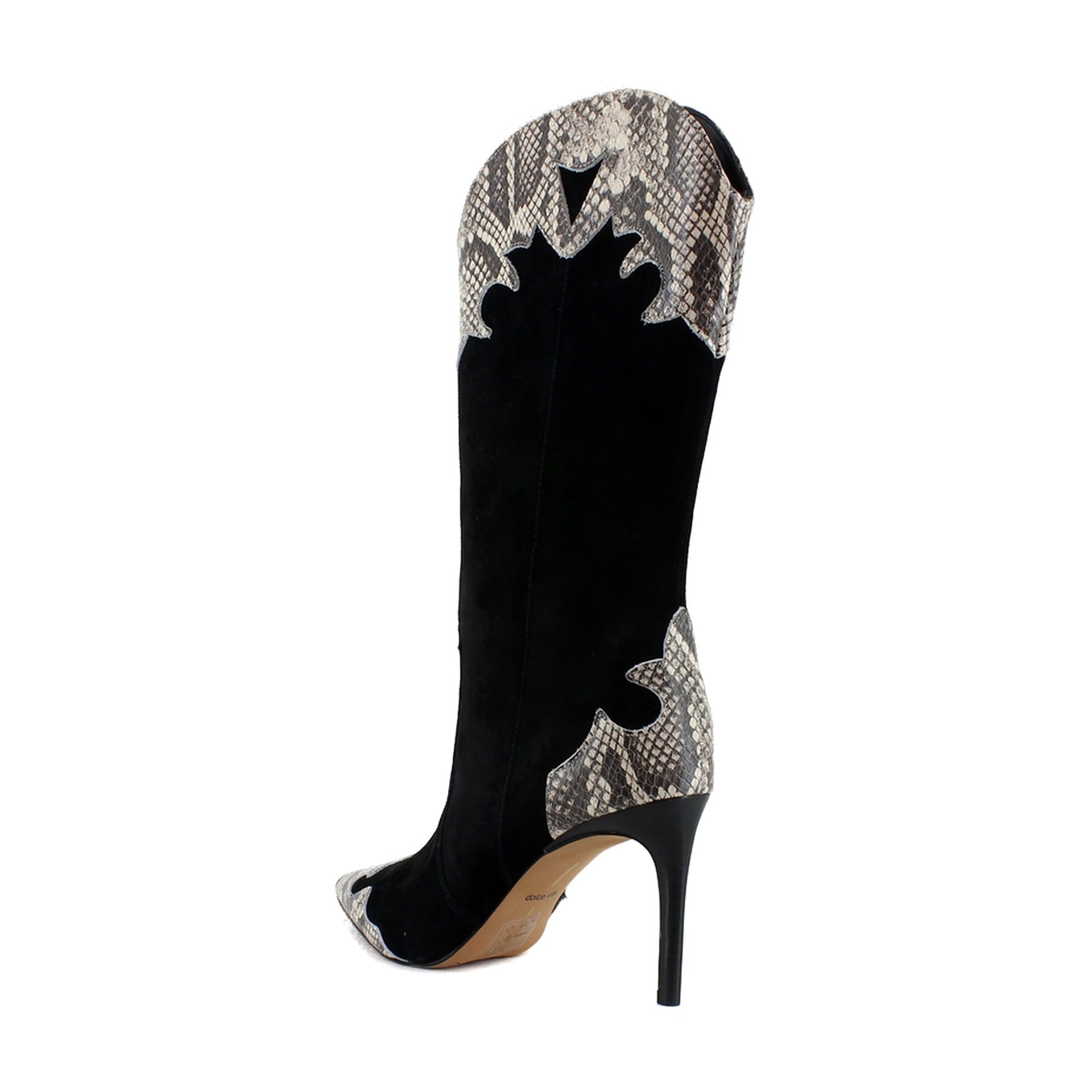Black Multi Suede