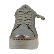 Silver Crackled Leather
