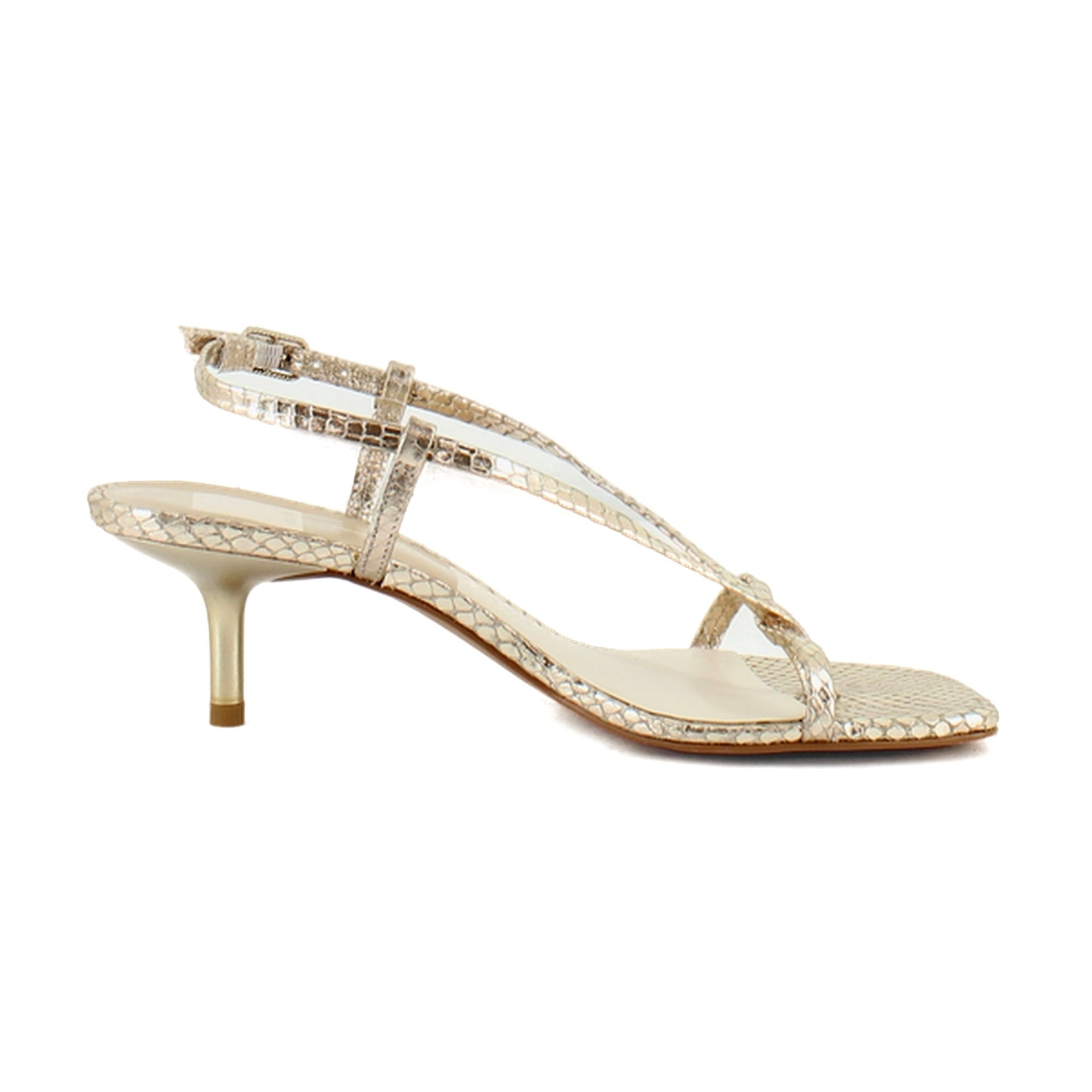 Champagne Embossed Leather