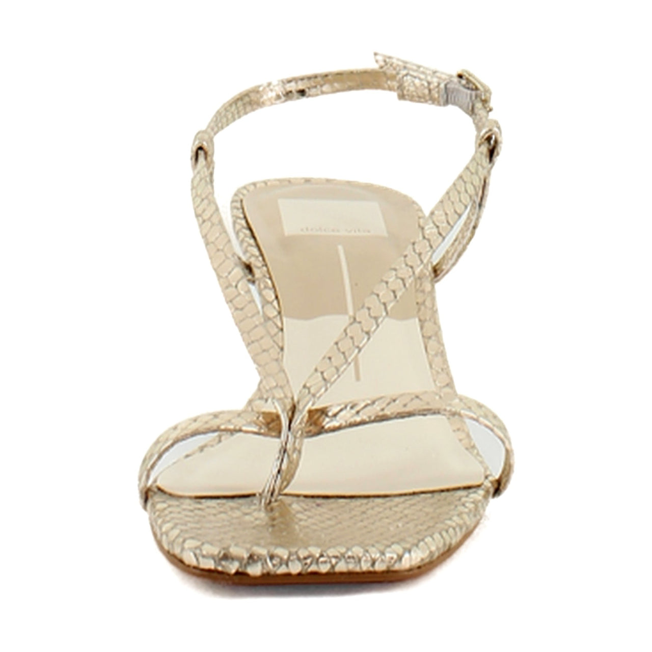 Champagne Embossed Leather