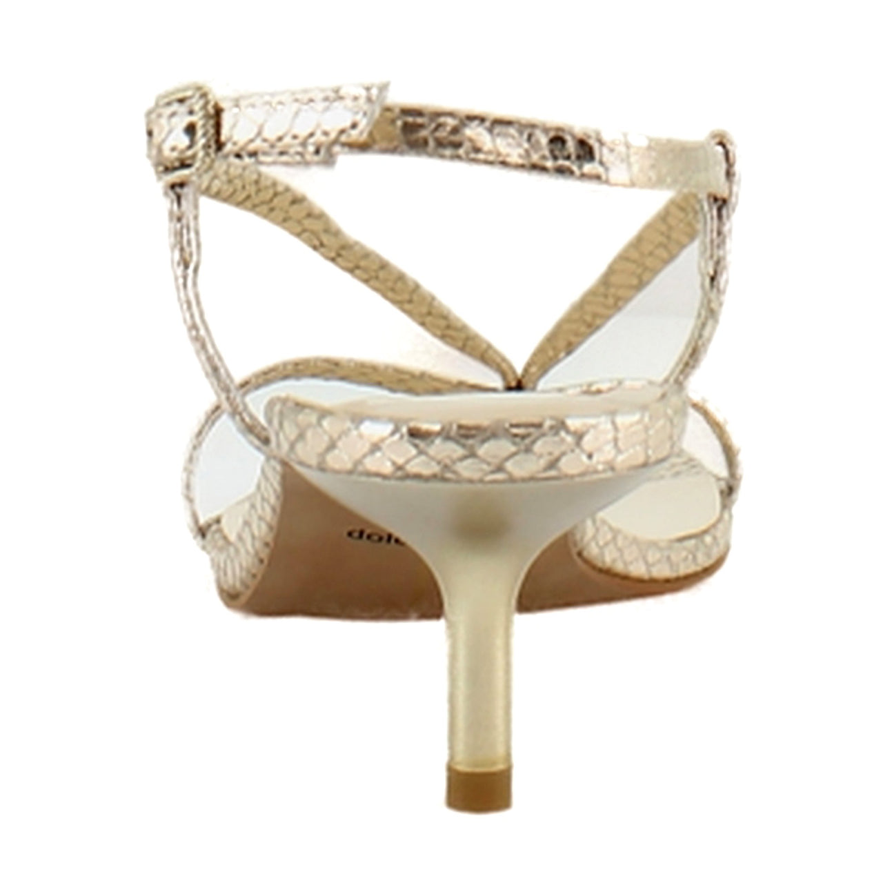 Champagne Embossed Leather