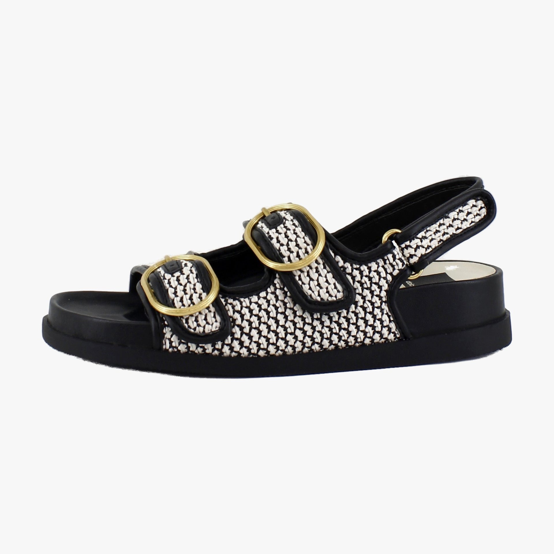 Black/Natural Raffia