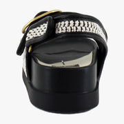 Black/Natural Raffia