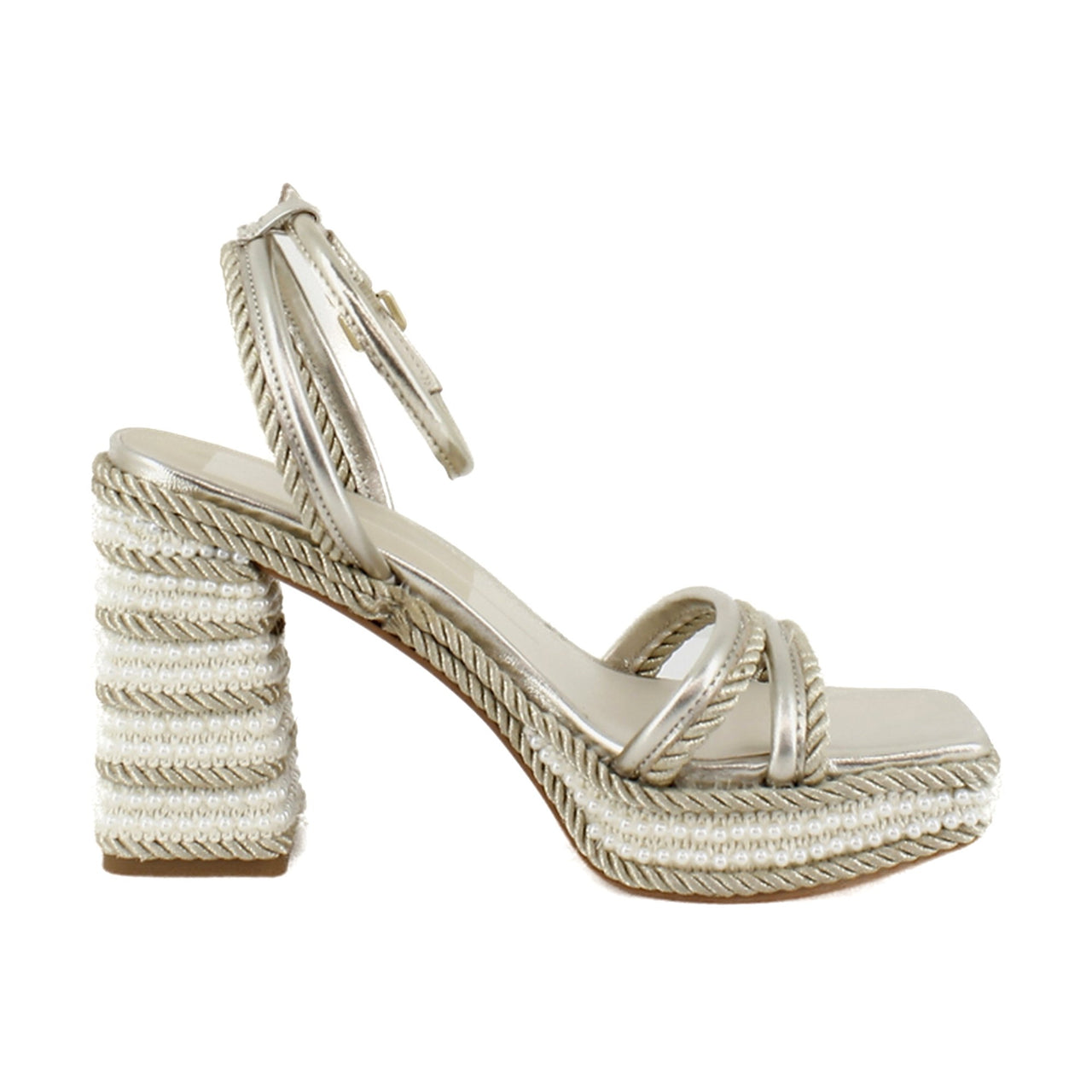 Platinum Metallic Leather