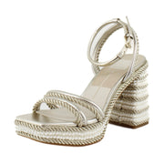 Platinum Metallic Leather