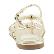 Gold Distressed Leather