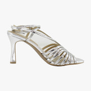 Silver Distressed Leather