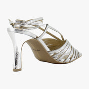 Silver Distressed Leather