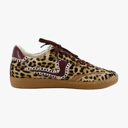 Burgundy Leopard