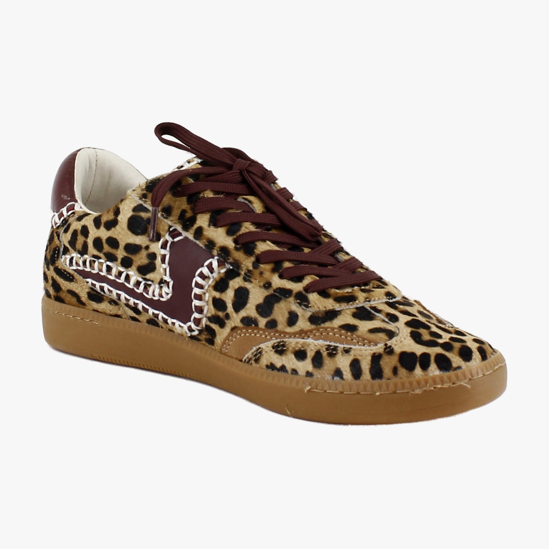 Burgundy Leopard