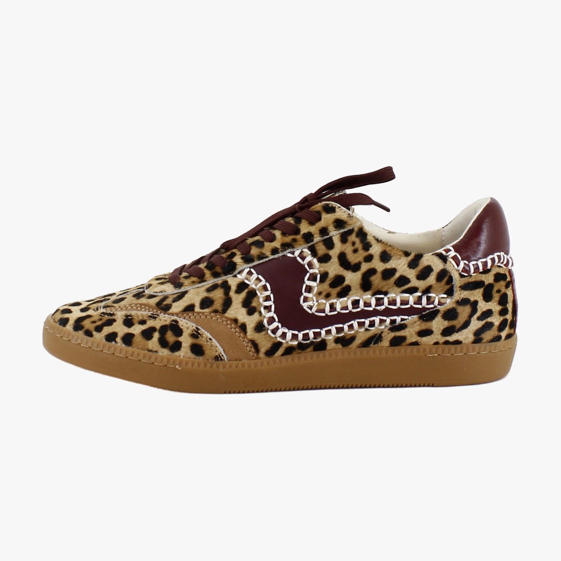 Burgundy Leopard