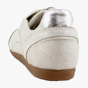 Off White Crackled Leather