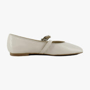Creme Crinkle Patent